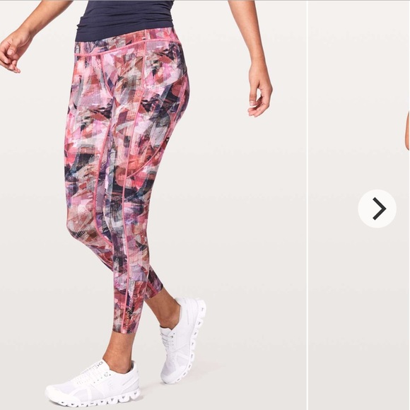 Lululemon Fast & Free 7/8 Tight II Nulux 25"
Sun Dazed Multi Pink Size 8 - Picture 11 of 13